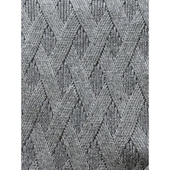 Tommy Bahama 1/4 Zip Pullover Mens 2XL Gray Cable Knit Sweater Preppy Old School - Picture 2 of 10